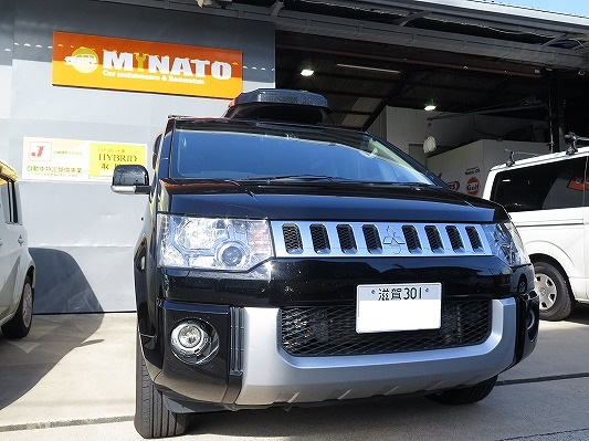 滋賀県　デリカD5　H25年式　CV1W　ディーゼル　19万3千Ｋｍ　前編。　　　ドライアイス洗浄＆マルチサーブ　だけでは無い提案。整備工数を考慮すると・・・